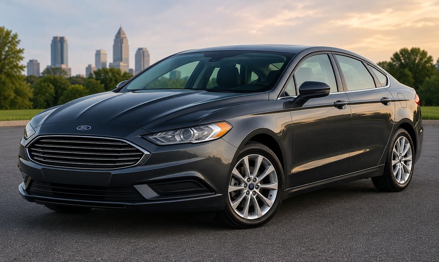 Ford Fusion, part of the Flex Rentals fleet